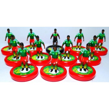 Subbuteo Andrew Table Soccer Cameroon 1990 World Cup Team on WSB Professional bases